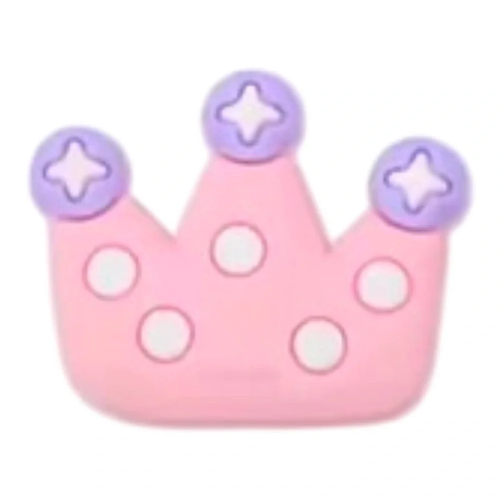 6ct Shoe Charms - Unicorn, Rainbow, Crown, Bow, Heart Whale, Smiley Face Emoji